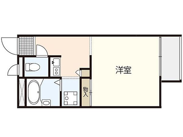 レオパレスフォンターナ ｜広島県安芸郡府中町浜田本町(賃貸アパート1K・2階・20.28㎡)の写真 その2