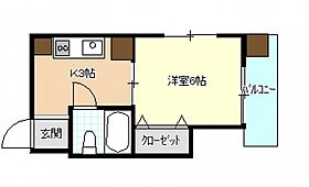 コーポ瀬尾  ｜ 広島県広島市安佐南区祇園2丁目（賃貸マンション1K・3階・19.34㎡） その2