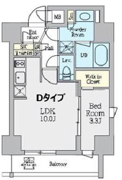 クレストコート上野 404｜東京都台東区北上野2丁目(賃貸マンション1LDK・4階・37.07㎡)の写真 その2