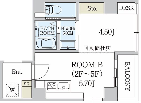 マリスタ大山東町 ｜東京都板橋区大山東町(賃貸マンション1DK・3階・25.84㎡)の写真 その2