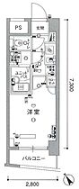 スカイコート後楽園ウエスト  ｜ 東京都文京区小石川4丁目（賃貸マンション1K・11階・19.96㎡） その2