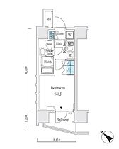 Ｌｏｕｉｓ　Ｃｏｕｒｔ　Ｋｉｔａｓｈｉｎａｇａｗａ  ｜ 東京都品川区北品川2丁目22-1（賃貸マンション1K・13階・21.10㎡） その2