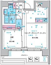 GENOVIA本所吾妻橋III  ｜ 東京都墨田区石原4丁目（賃貸マンション1LDK・9階・46.00㎡） その2