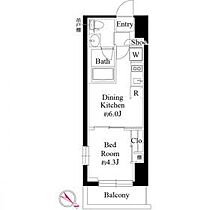 グランパセオ銀座築地  ｜ 東京都中央区築地6丁目23-2（賃貸マンション1DK・3階・25.02㎡） その2