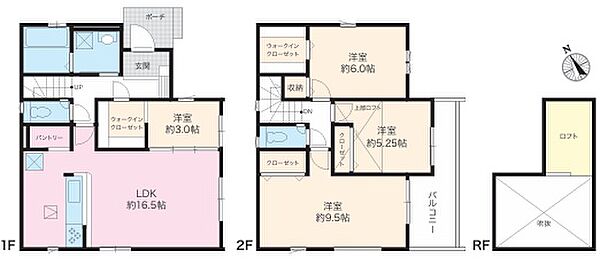 間取りを拡大表示