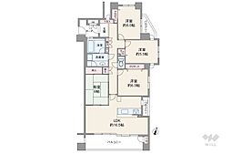 ラ・ヴィアーレ印場 4LDKの間取図画像