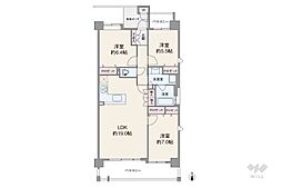 ユニーブル一社パークアベニュー 3LDKの間取図画像