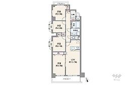 ネオハイツ瀬戸 4LDKの間取図画像
