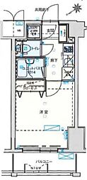 バージュアル横濱鶴見 1Kの間取図画像