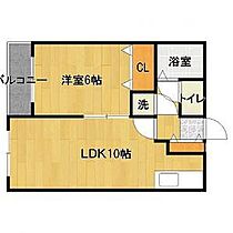 ファミール船小屋 203 ｜ 福岡県筑後市大字津島（賃貸アパート1LDK・2階・33.18㎡） その2