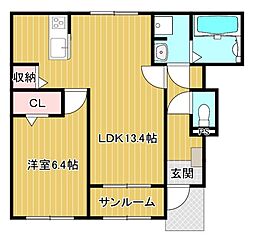 JR鹿児島本線 西牟田駅 4.3kmの賃貸アパート