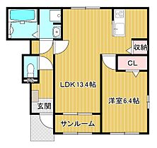 福岡県八女郡広川町大字広川97-1（賃貸アパート1LDK・1階・50.87㎡） その1