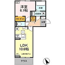 ライフコア南俣  ｜ 長野県長野市稲葉（賃貸アパート1LDK・1階・42.93㎡） その2