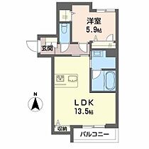 シャーメゾン　ポルカ  ｜ 長野県長野市大字中御所（賃貸マンション1LDK・2階・48.40㎡） その2