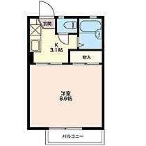 ディアス犀北Ａ  ｜ 長野県長野市大字安茂里（賃貸アパート1K・2階・24.24㎡） その2