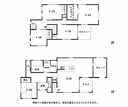 土佐市蓮池　中古住宅　売家 5SLDKの間取り