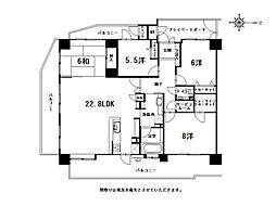 フローレンス鷹匠 4SLDKの間取図画像
