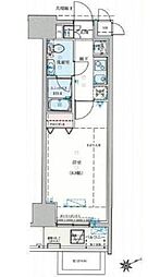 東京メトロ銀座線 上野駅 徒歩7分の賃貸マンション 4階1Kの間取り