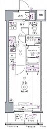 CREVISTA浅草 1Kの間取図画像