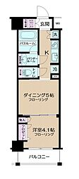 日神デュオステージ両国 1DKの間取図画像