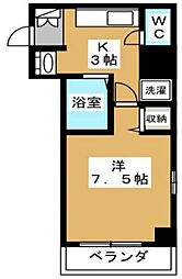 レガスタ両国 1Kの間取図画像