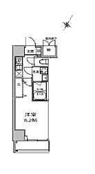S-RESIDENCE押上Clair 1Kの間取図画像