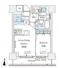 物件の間取り