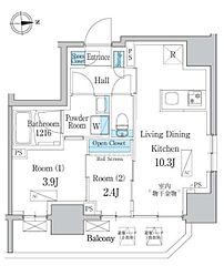 物件の間取り