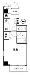 エル・ドゥーチェ本所吾妻橋 1Kの間取図画像