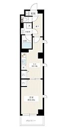 dips日暮里 1DKの間取図画像