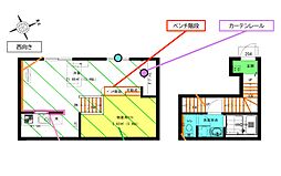 RadIAnce桜本町(レイディエンス桜本町) ワンルームの間取図画像