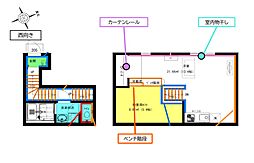 RadIAnce桜本町(レイディエンス桜本町) ワンルームの間取図画像