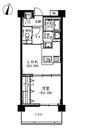 ココドール鳴子 1LDKの間取図画像