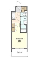 S-RESIDENCE桜本町beren(ベレン) 1Kの間取図画像