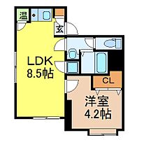 愛知県名古屋市瑞穂区八勝通２丁目（賃貸マンション1LDK・4階・34.00㎡） その2