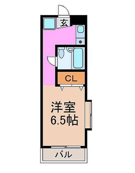 愛知県名古屋市瑞穂区高田町２丁目(賃貸マンション1R・4階・20.79㎡)の写真 その2