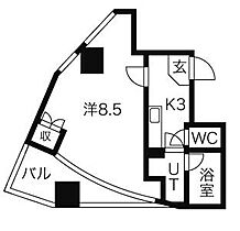 愛知県名古屋市昭和区御器所通１丁目（賃貸マンション1K・3階・29.00㎡） その2