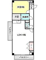 愛知県名古屋市天白区平針３丁目（賃貸マンション1LDK・6階・47.95㎡） その2