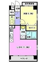 愛知県名古屋市昭和区塩付通６丁目（賃貸マンション1LDK・3階・42.00㎡） その2