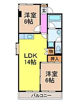 愛知県名古屋市瑞穂区彌富町字上山（賃貸マンション2LDK・2階・60.19㎡） その2