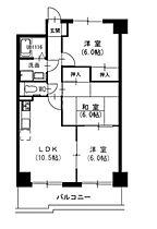 愛知県名古屋市昭和区滝子町（賃貸マンション3LDK・2階・63.00㎡） その2