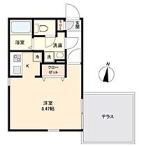 愛知県名古屋市瑞穂区駒場町５丁目（賃貸マンション1R・1階・26.88㎡） その2