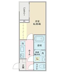 名古屋市営名城線 熱田神宮伝馬町駅 徒歩9分の賃貸アパート 1階1Kの間取り