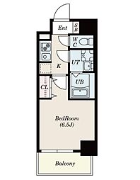 S-RESIDENCE今池arcana 4階1Kの間取り