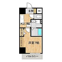 グラーヴェ三の丸 1203 ｜ 茨城県水戸市三の丸2丁目（賃貸マンション1K・12階・26.33㎡） その2