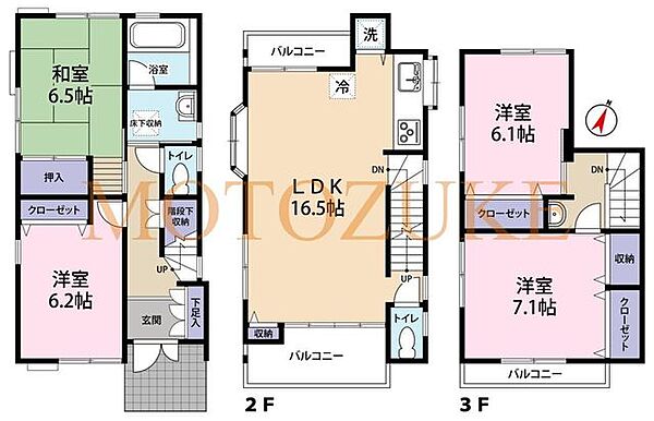 間取りを拡大表示