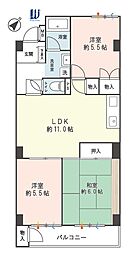 間取図画像 3LDK