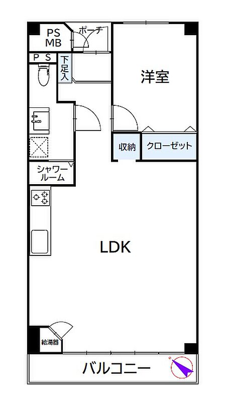 広々としたLDKでホテルライクな間取り
