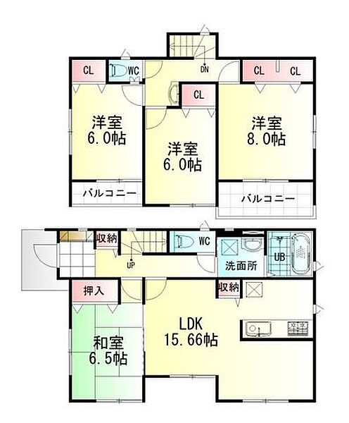 間取りを拡大表示