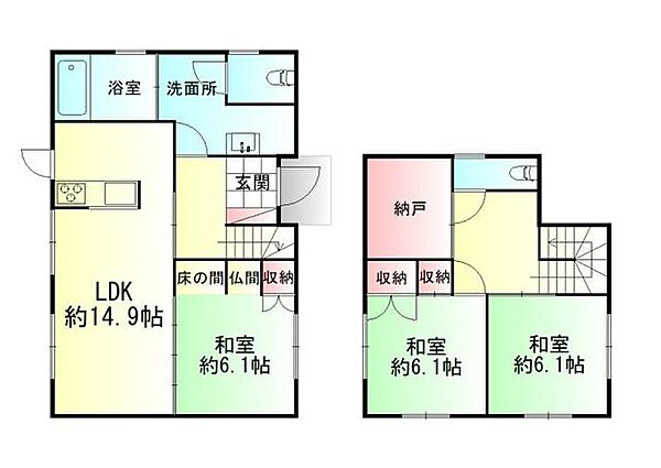 間取りを拡大表示